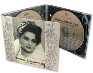 Projekt digipack CD płyty Iwony Borowickiej